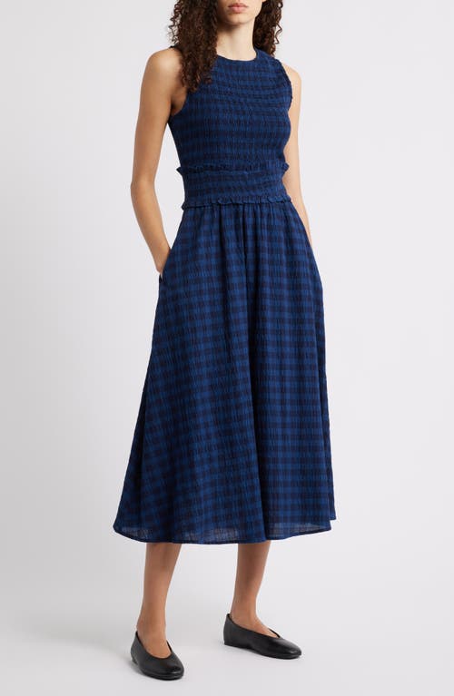 Frnch Saquarema A-line Dress In Blue