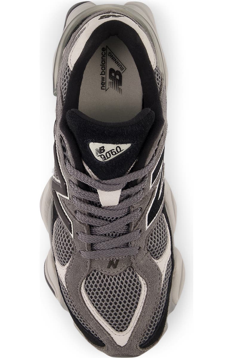 New Balance Gender Inclusive 9060 Sneaker, Alternate, color, Black/ Grey/ Grey