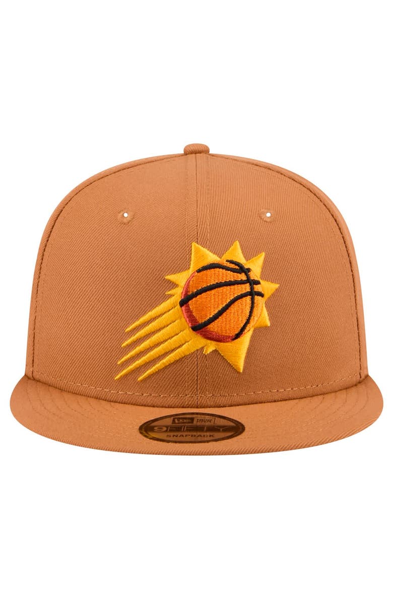 New Era Men's New Era Tan Phoenix Suns Color Pack 9FIFTY Snapback Hat, Alternate, color, Tan