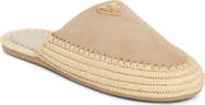 Prada Sabot Raffia Mule
