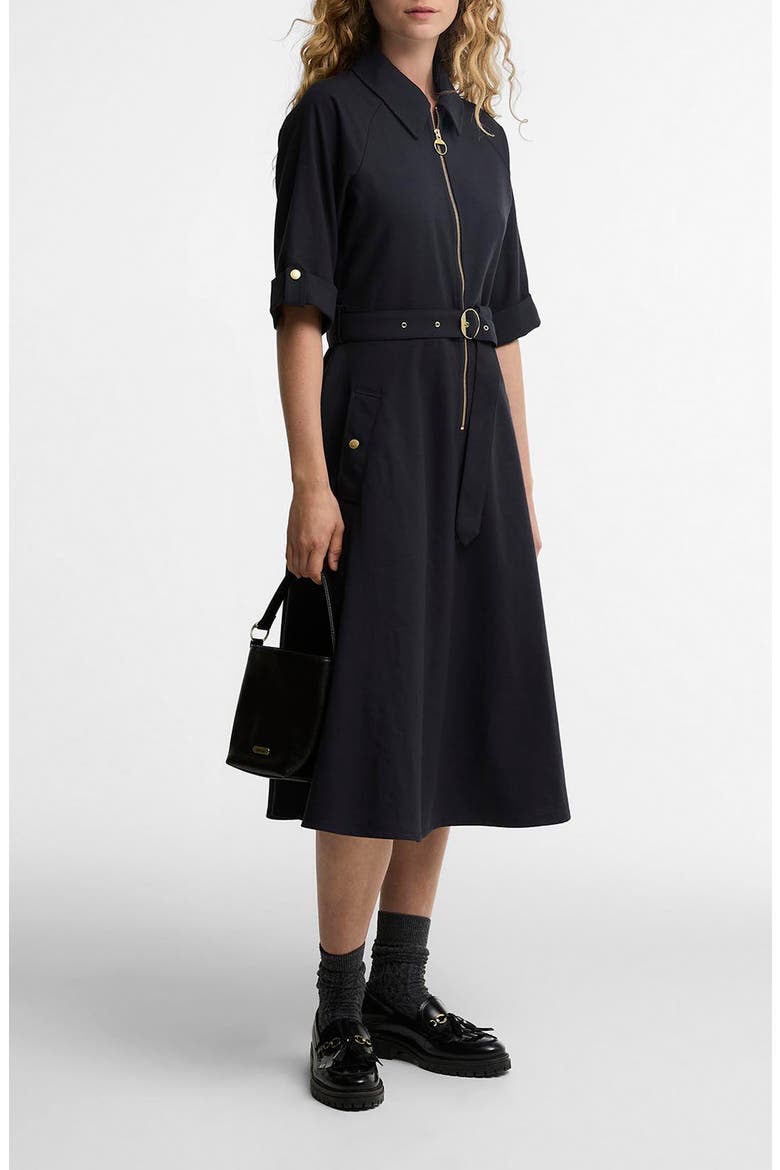 Arlene Midi Dress, Alternate, color, DARK NAVY