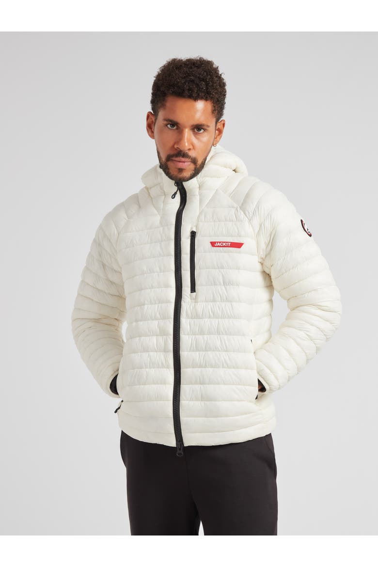 Satell1Te Long Sleeve Hooded Jacket, Main, color, VINTAGE WHITE