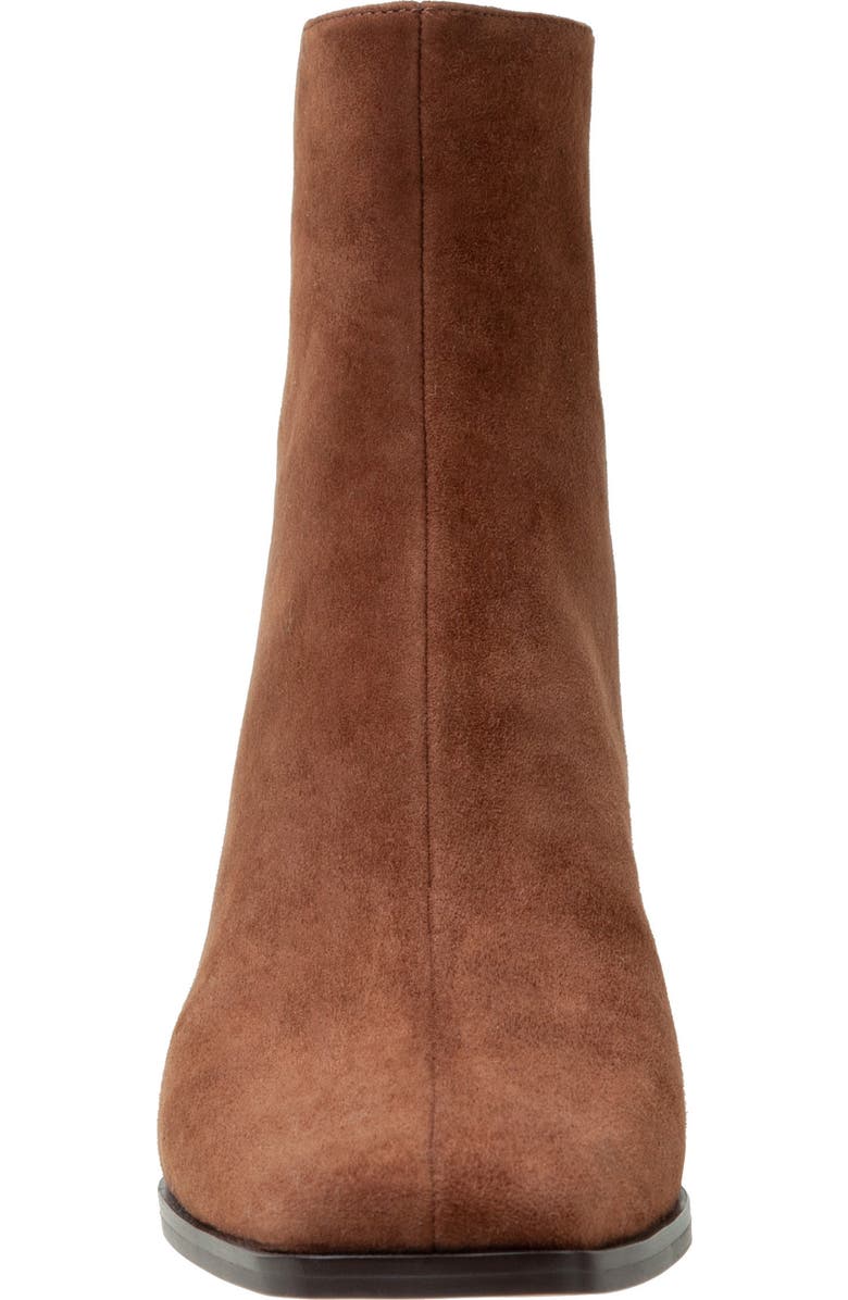 Linea Paolo Sage Square Toe Bootie, Alternate, color, Chocolate Brown
