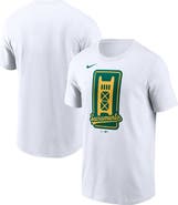 Nike Men's Nike White Athletics Script T-Shirt