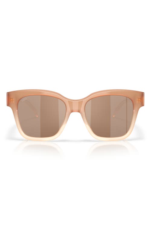 Costa Del Mar Nusa 54mm Square Sunglasses In Sandbar/copper Silver 580g