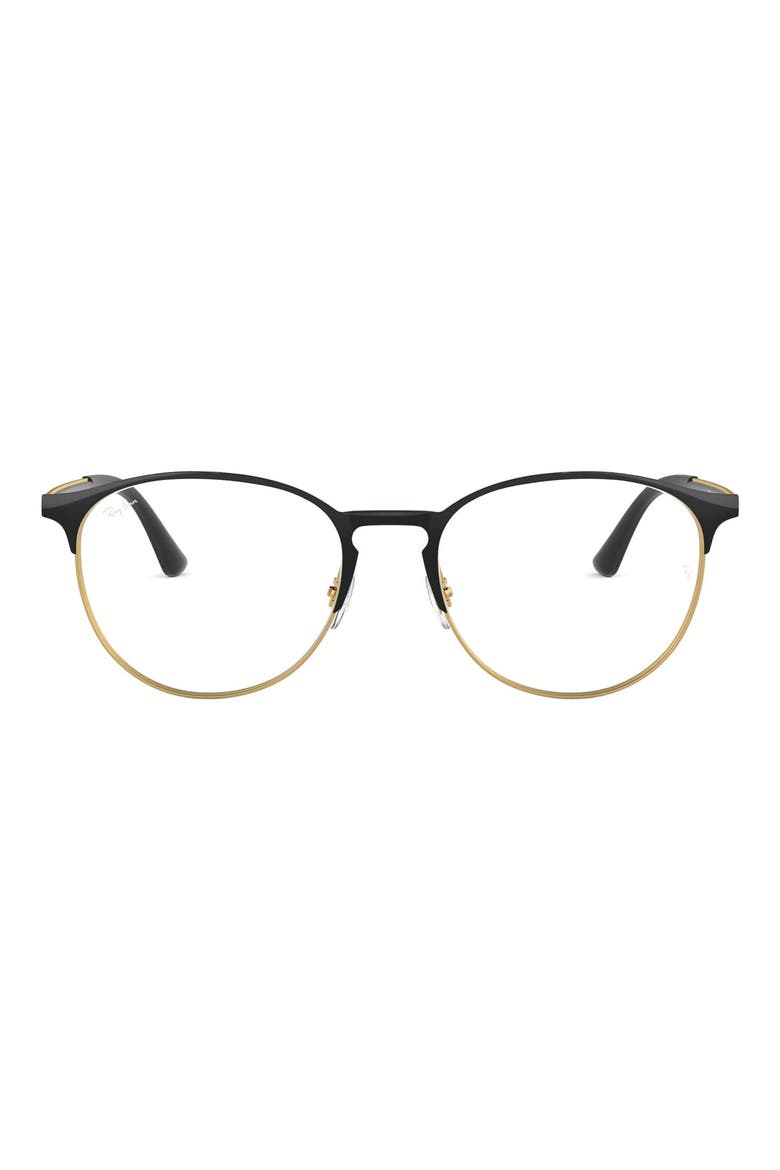 Phantos 53mm Optical Glasses, Main, color, GOLD BLACK