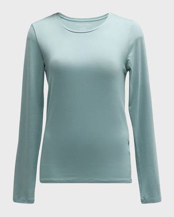 Soft Touch Long Sleeve Crewneck T-Shirt