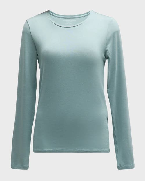 MAJESTIC MAJESTIC FILATURES SOFT TOUCH LONG SLEEVE CREWNECK T-SHIRT