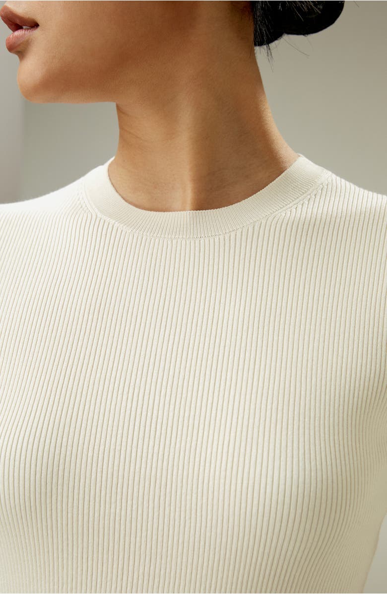 Lilysilk Essential Silk Knit Top, Alternate, color, White