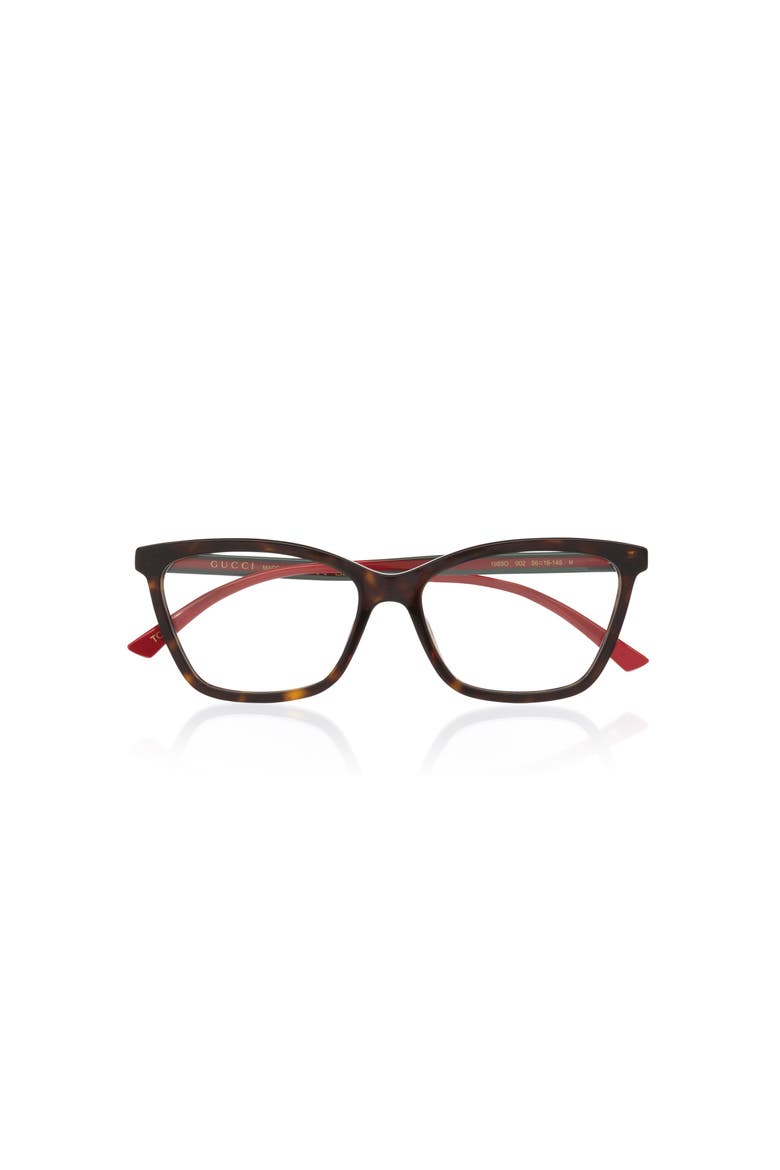 56mm Cat Eye optical glasses, Alternate, color, Tortoise