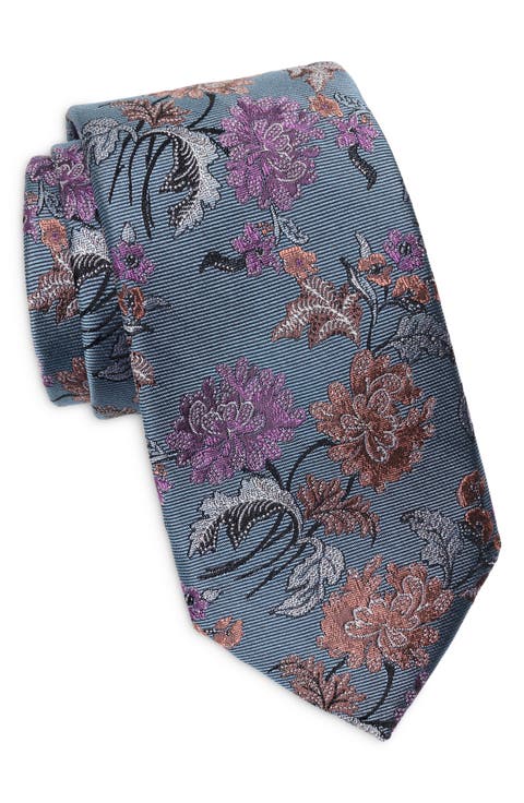 Marmor Floral Jacquard Tie