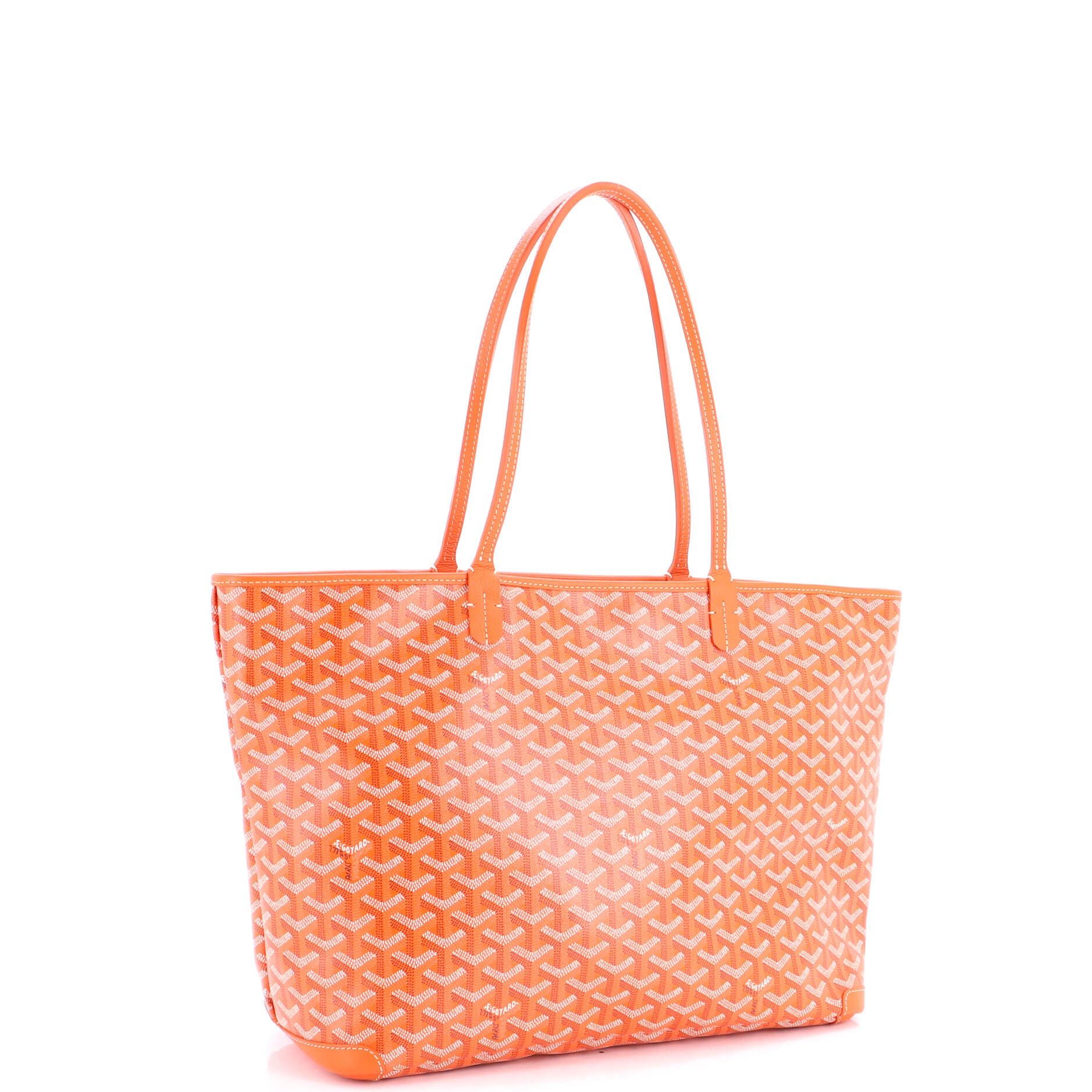 Pre-Owned Goyard Artois Tote Coated Canvas MM, Alternate, color, Orange