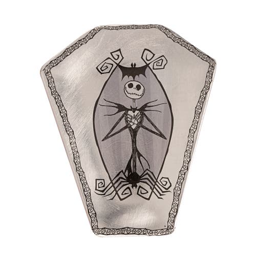 Disney The Nightmare Before Christmas Jack Skellington Trinket Tray In Metallic