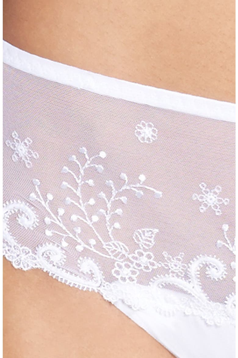 'Delice' Boyshorts, Alternate, color, WHITE