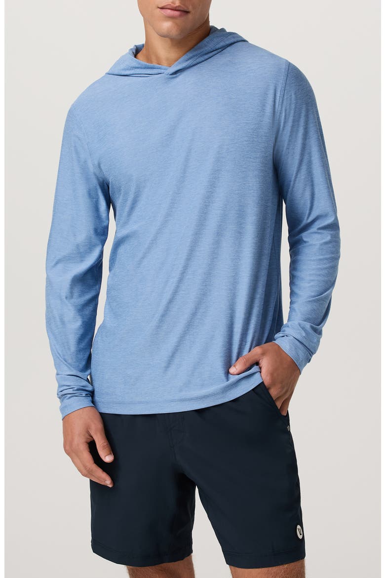 Strato Tech Hoodie, Main, color, ISLE BLUE HEATHER