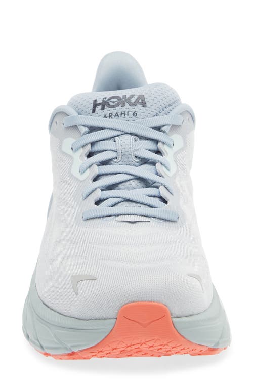 Hoka Arahi 6 Running Wide Shoe In Animal Print