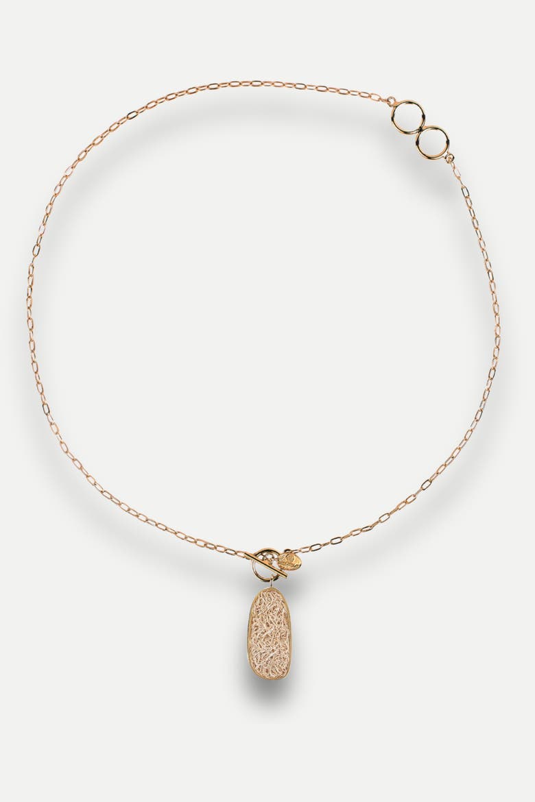 Element Pendant Long Necklace, Main, color, Gold