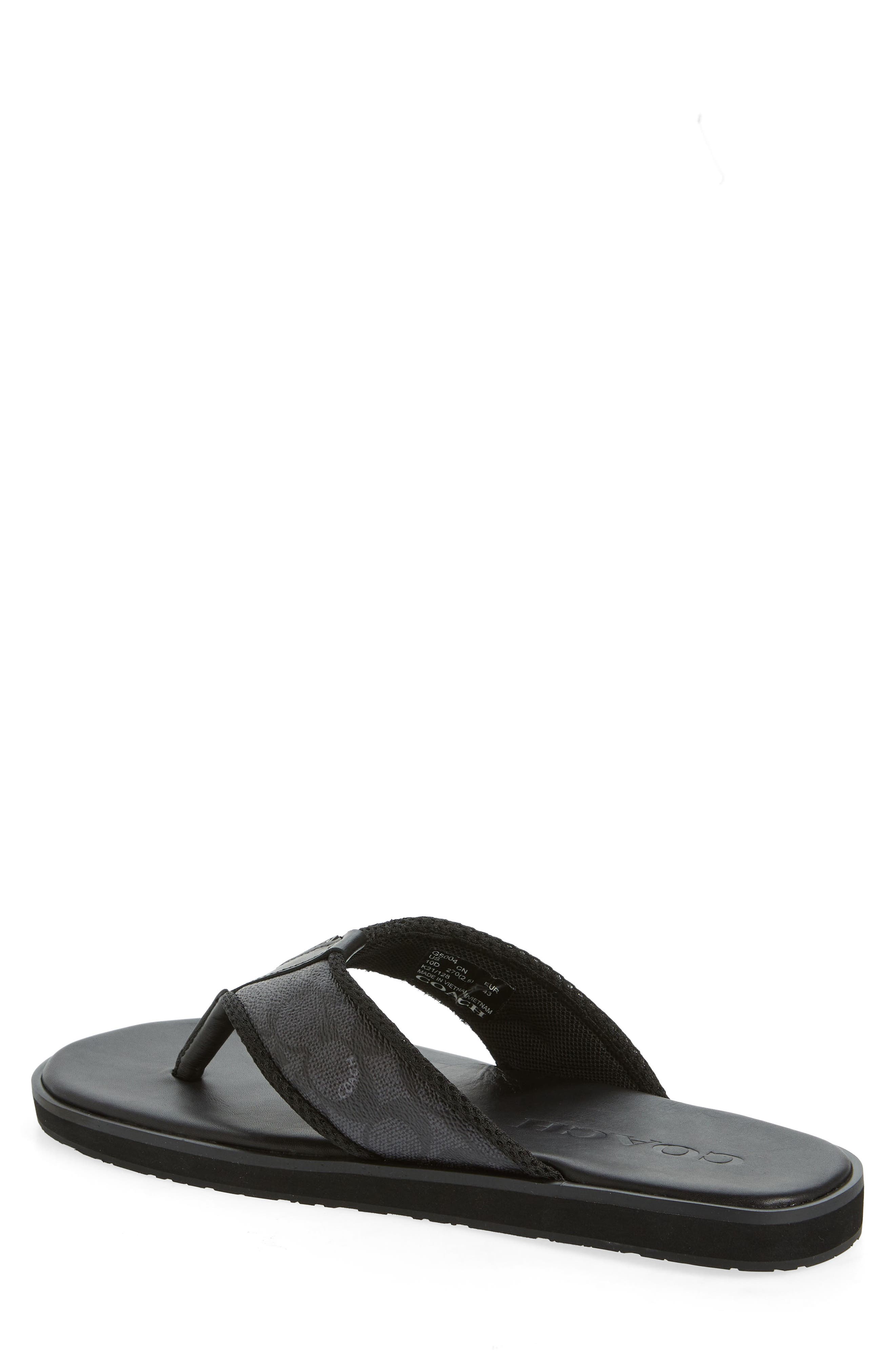 COACH Signature Jacquard Flip Flop, Alternate, color, 