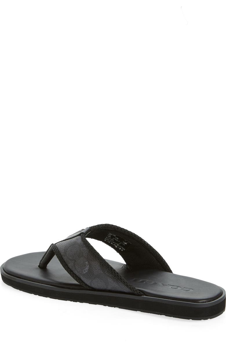 COACH Signature Jacquard Flip Flop, Alternate, color,