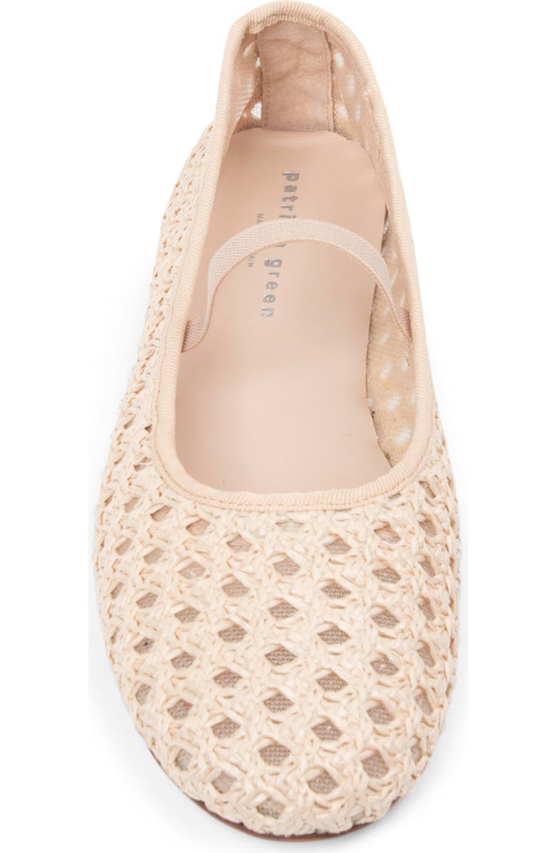 patricia green Monaco Raffia Mary Jane Ballet Flat, Alternate, color,