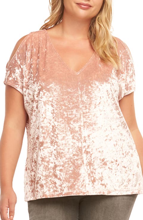 Rocky Cold Shoulder Top (Plus Size)