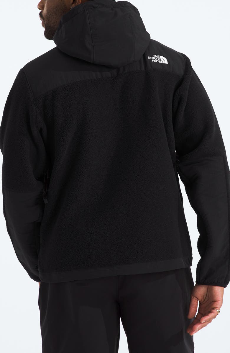 The North Face Retro Denali Hooded Jacket, Alternate, color, Tnf Black