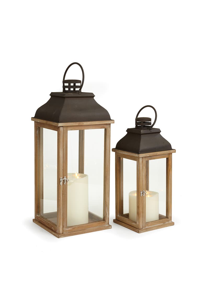 Carmel Lanterns Set of 2, Main, color, Beige