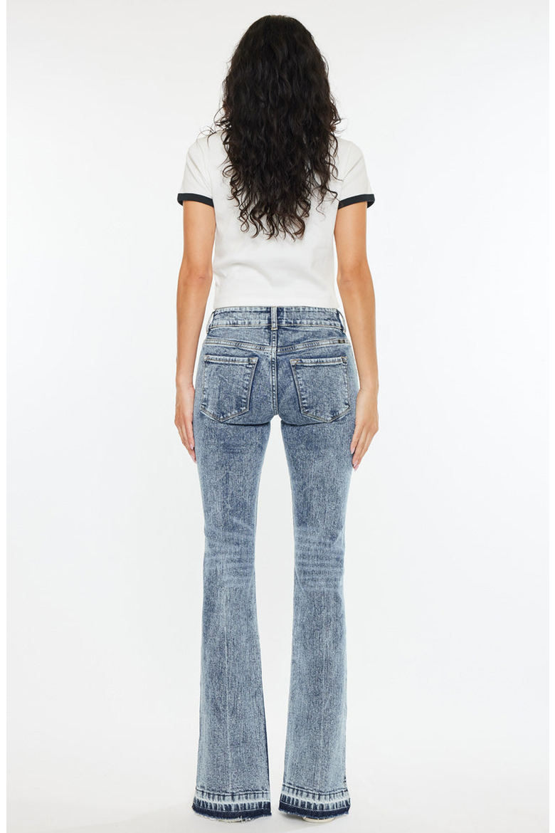 Maizie Mid Rise Bootcut Jeans, Alternate, color, Medium Blue