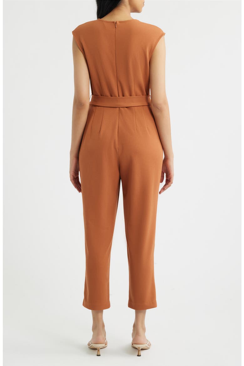 V-Neck Jumpsuit, Alternate, color, CEDAR SPICE