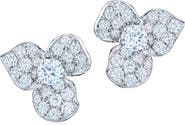 Kwiat Diamond Petal Flower Earrings