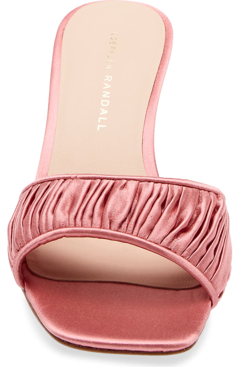 Loeffler Randall Naima Gathered Sandal, Alternate, color, Rose