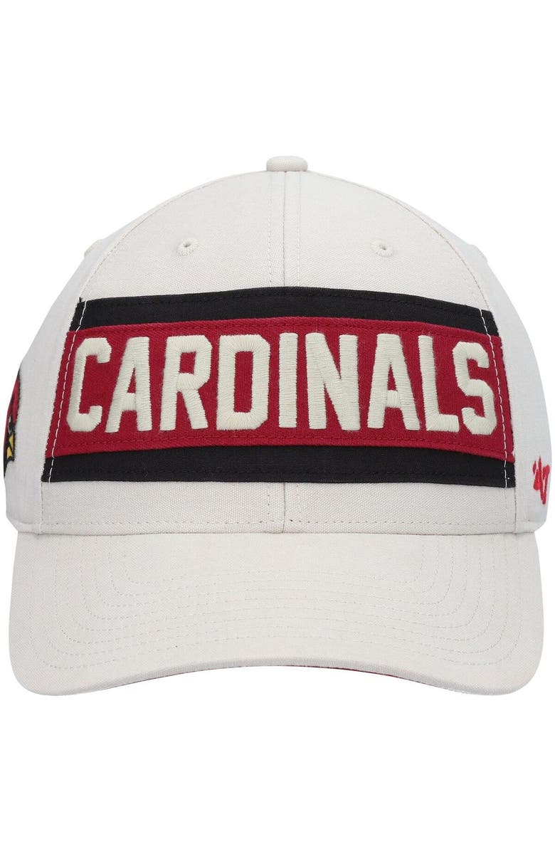 '47 Men's '47 Cream Arizona Cardinals Crossroad MVP Adjustable Hat, Alternate, color, Cream