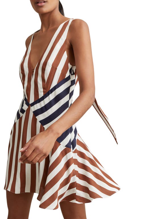 Reiss Esme Halter Dress In Multi