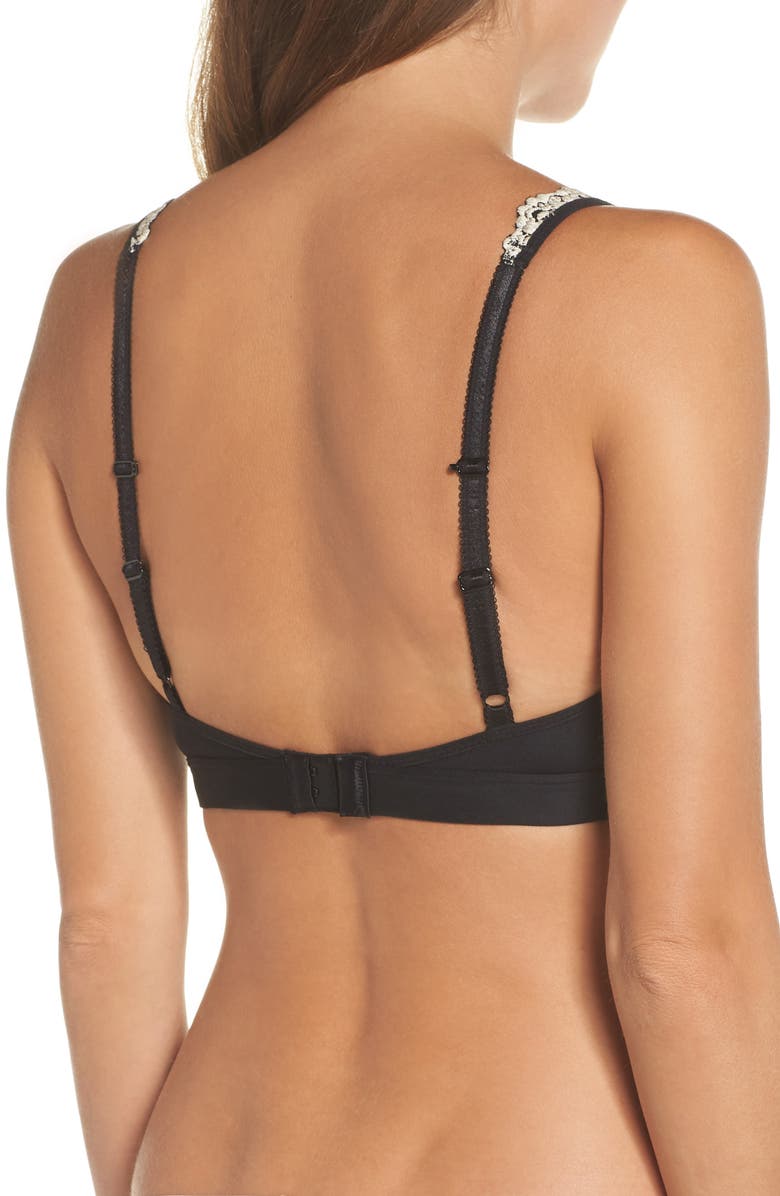 Wacoal Embrace Lace<sup>®</sup> Wire Free Bralette, Alternate, color, Black
