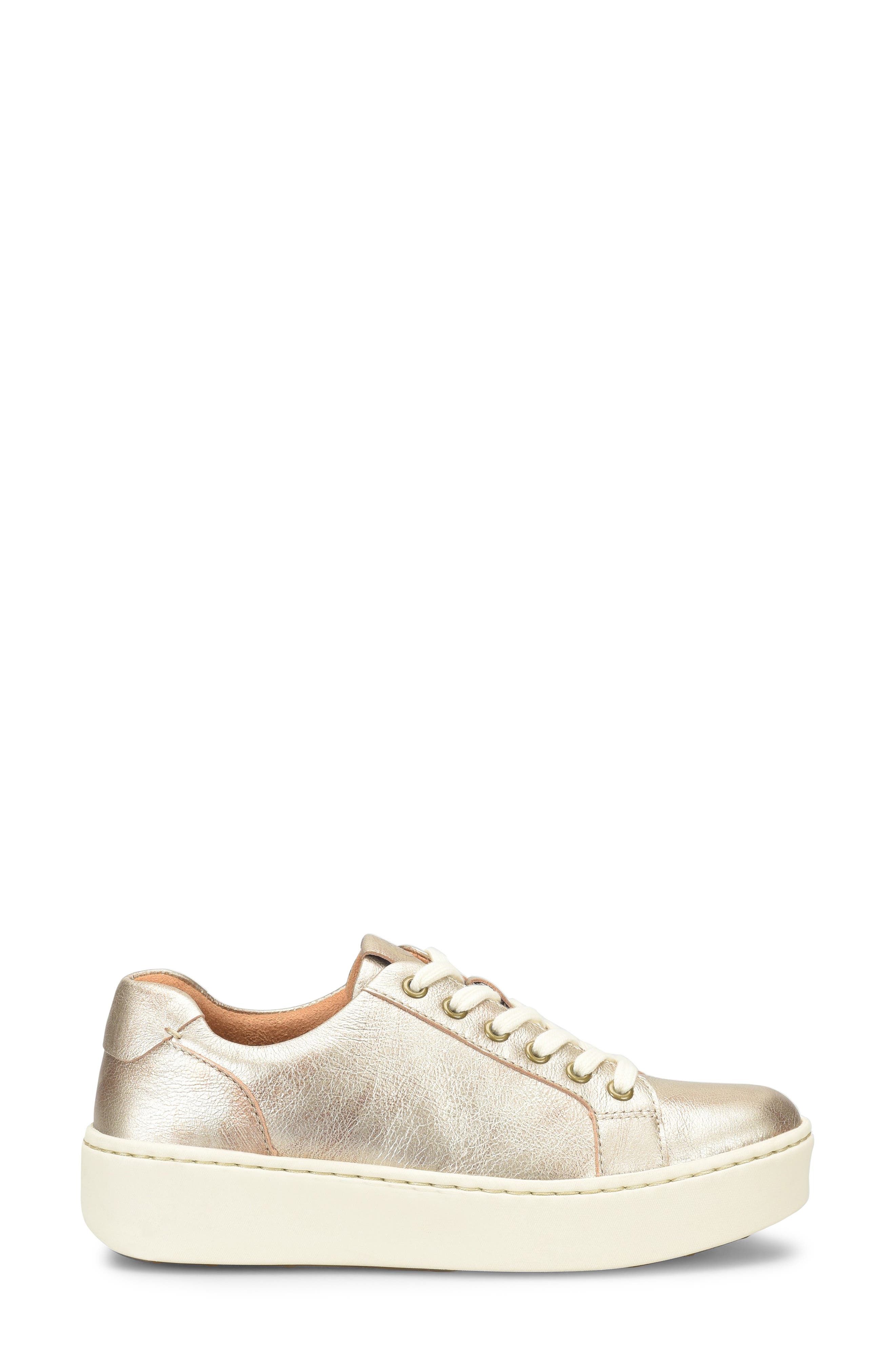 Mira Platform Sneaker, Alternate, color, LIGHT GOLD METALLIC