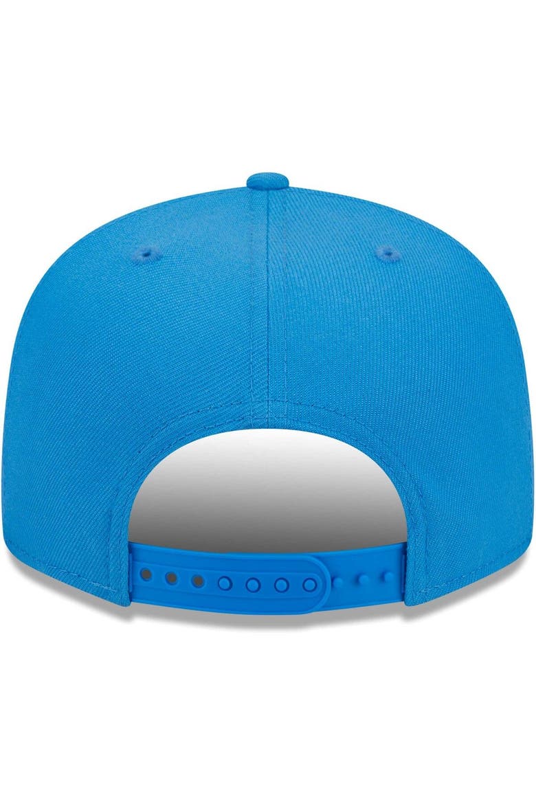 Men's New Era Powder Blue Los Angeles Chargers Word 9FIFTY Snapback Hat, Alternate, color, Powder Blue