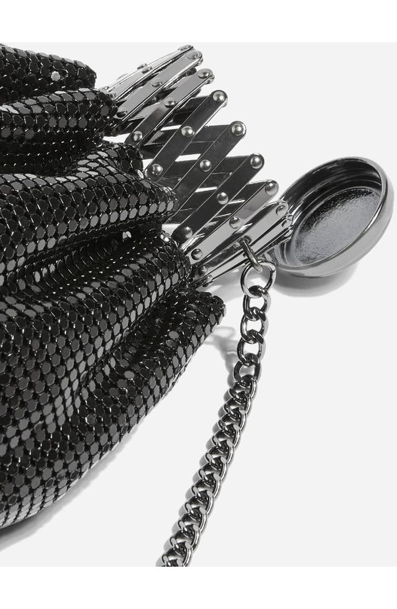 Topshop Chain Mail Pouch Crossbody Bag, Alternate, color,