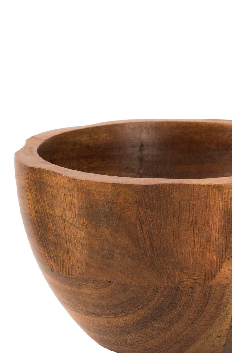 Gravon Acacia Nut Bowls, Alternate, color, Brown
