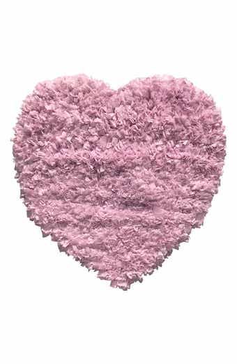 Shaggy Raggy Heart Rug