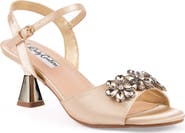 LADY COUTURE Liz Floral Crystal Sandal