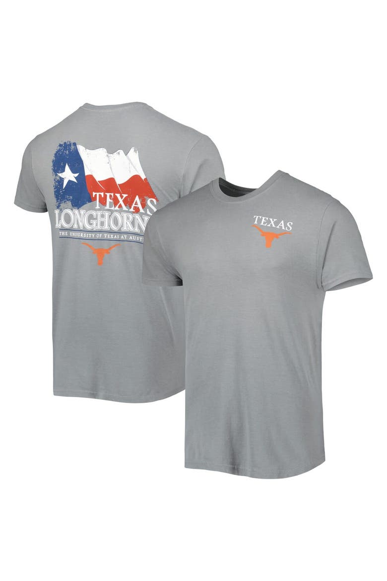 Men's Gray Texas Longhorns Hyperlocal Flying T-Shirt, Main, color, Gray