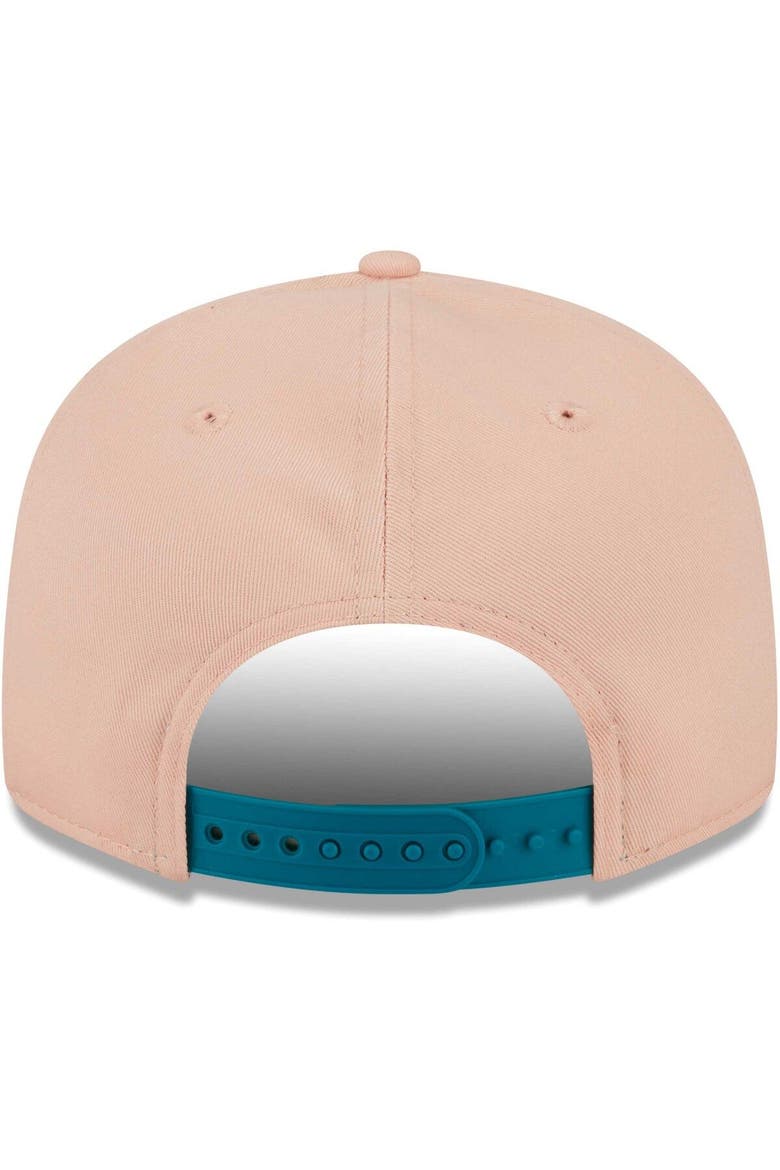 Men's New Era Pink Detroit Tigers  Sky Aqua Undervisor 9FIFTY Snapback Hat, Alternate, color, Pink