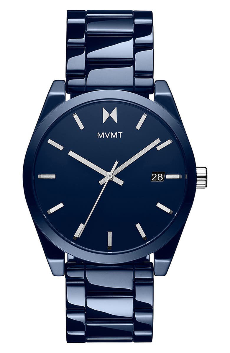 MVMT WATCHES Element Ceramic Bracelet Watch, 43mm, Main, color, 