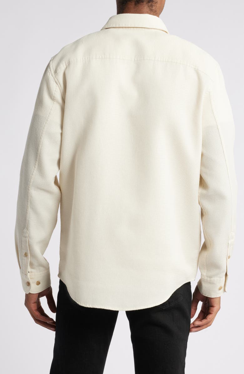 Original Penguin Cotton Blend Waffle Texture Button-Up Shirt, Alternate, color, 