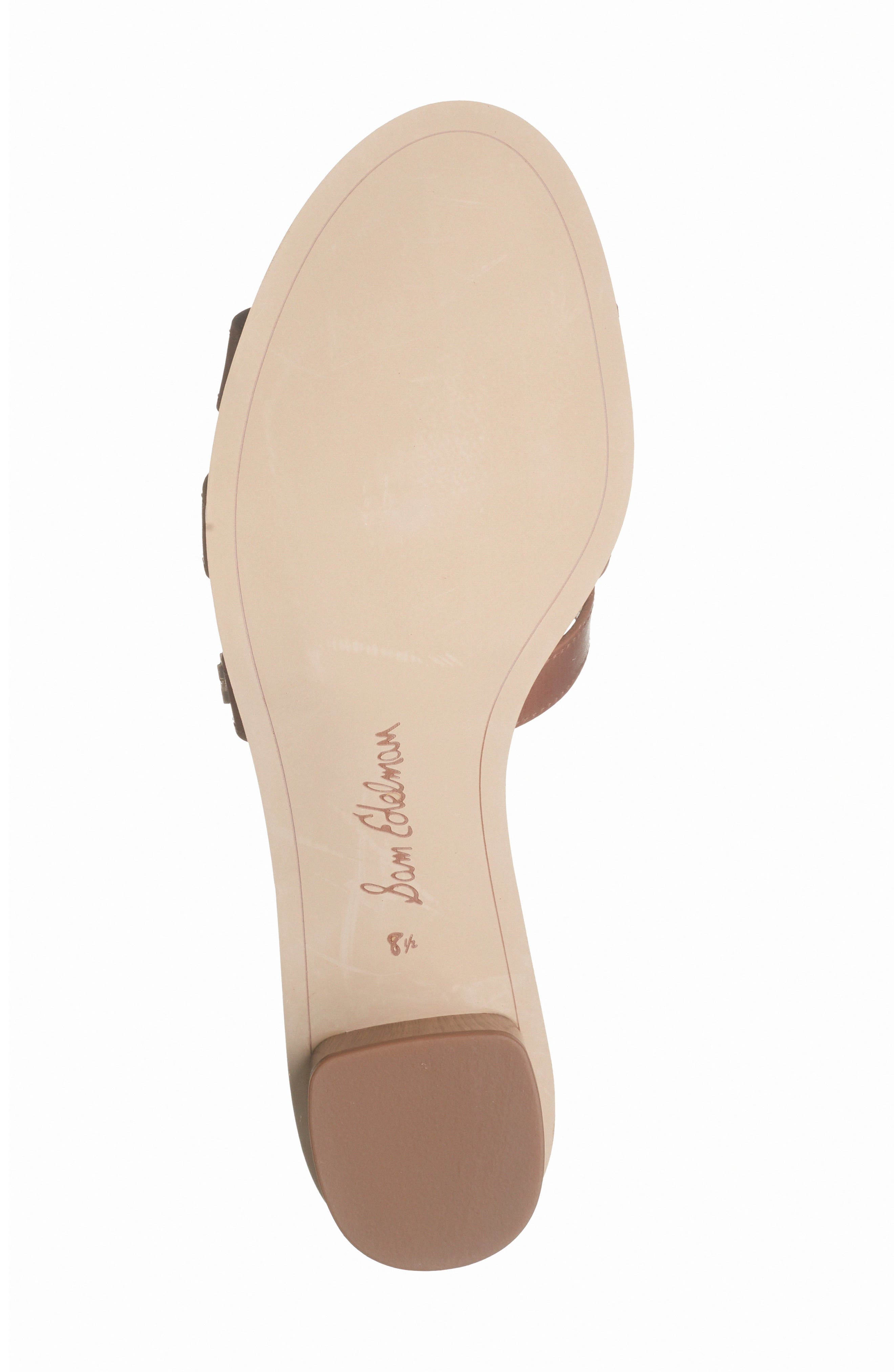 Sam Edelman Illie Slide Sandal, Alternate, color, Dark Bourbon