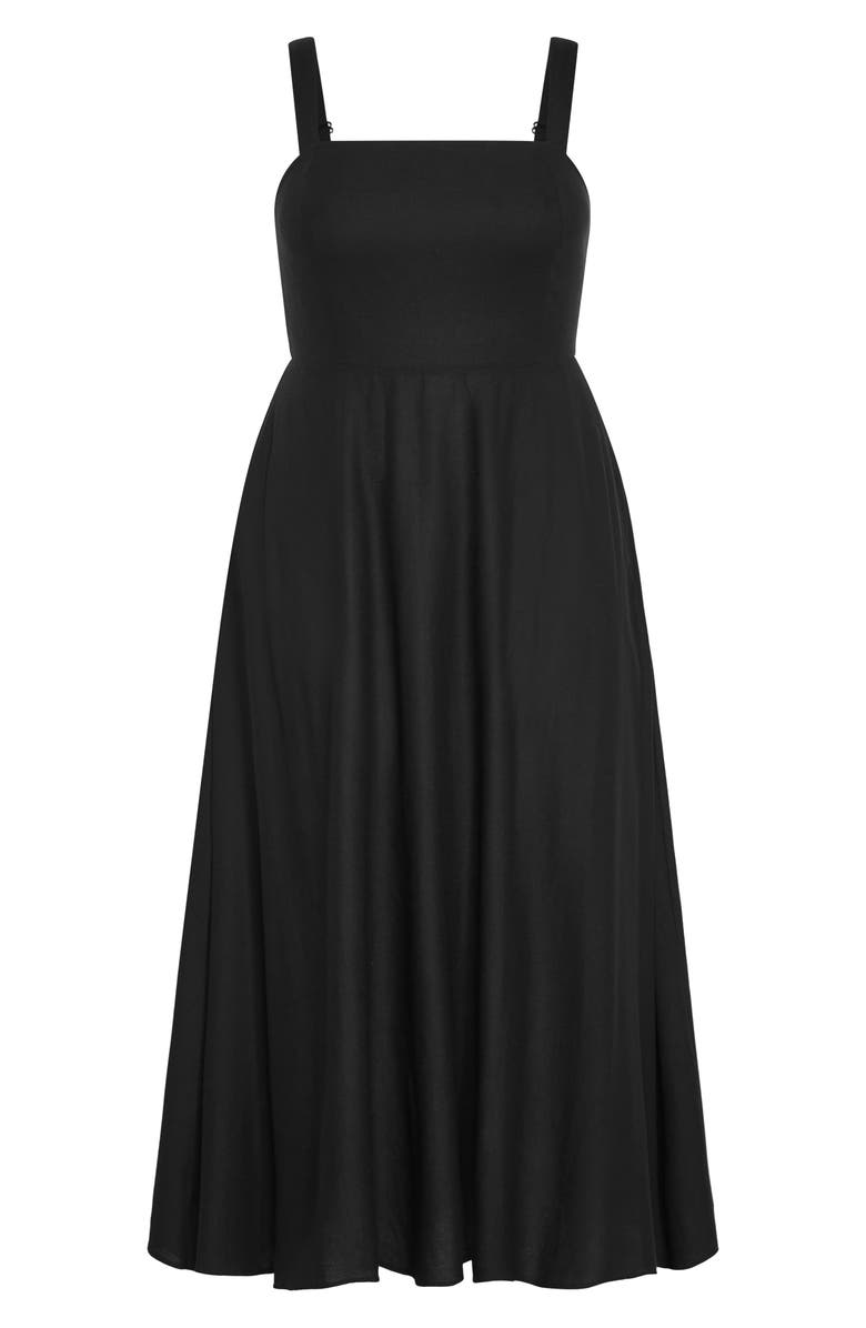 City Chic Collins Fit & Flare Maxi Dress, Alternate, color, 