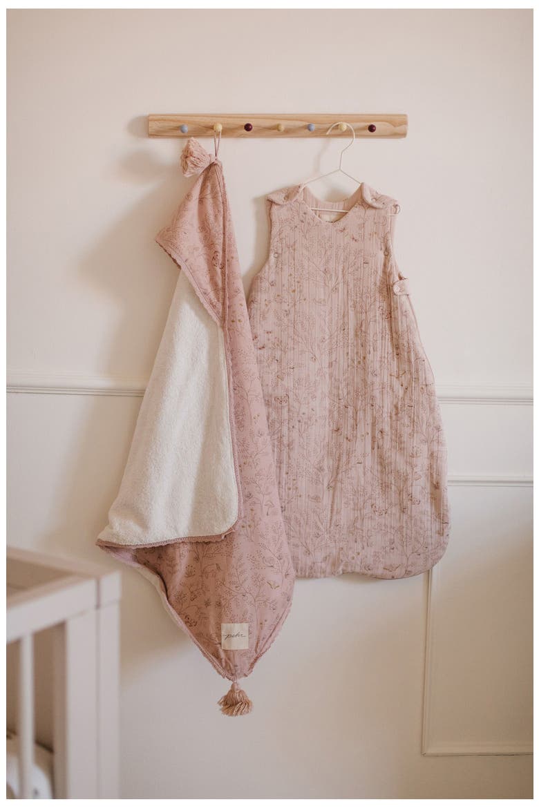 Hooded Towel, Alternate, color, SECRET GARDEN