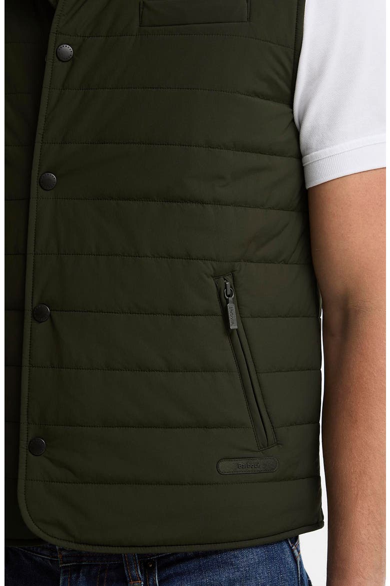 Palmo Quilted Gilet, Alternate, color, SAGE