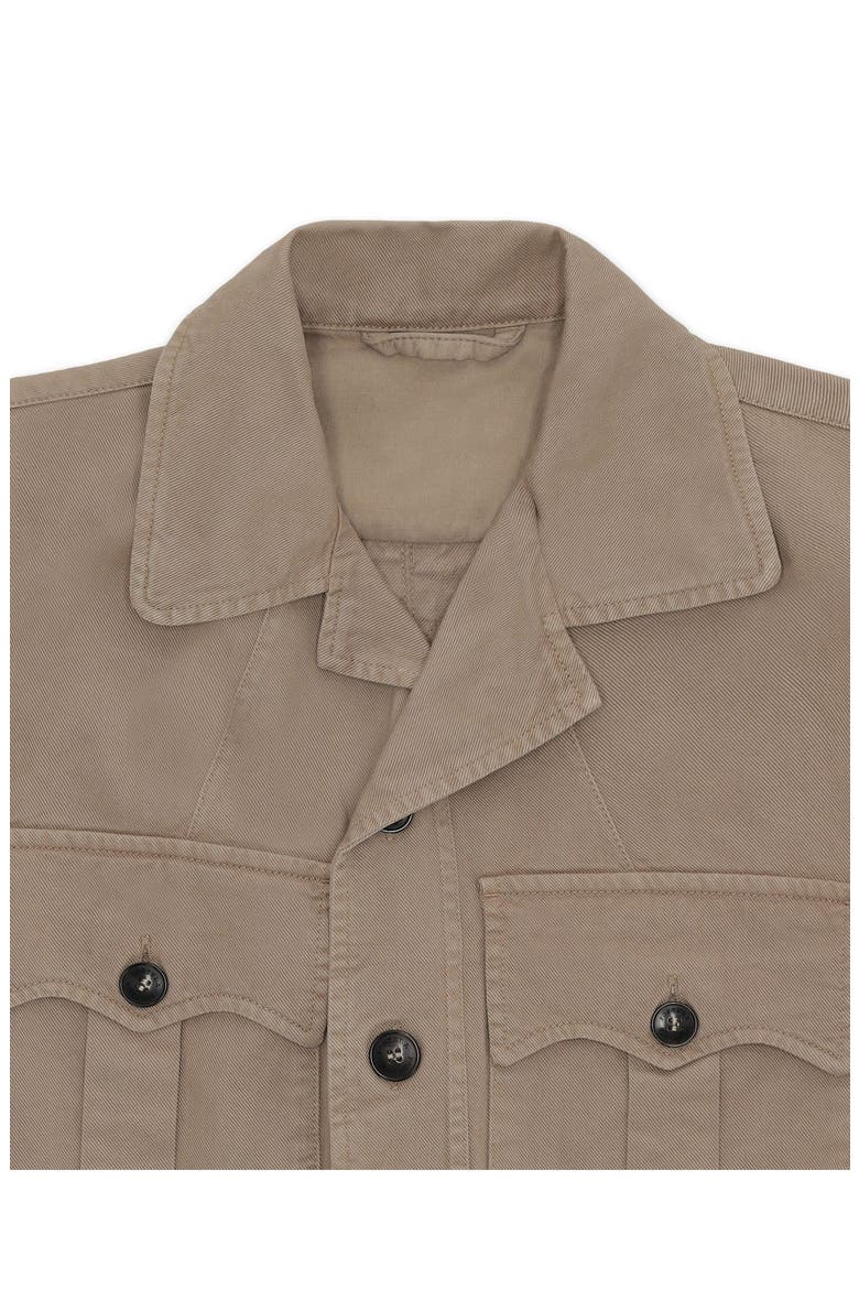 Clint Cotton Sahariana Jacket, Alternate, color, Camel