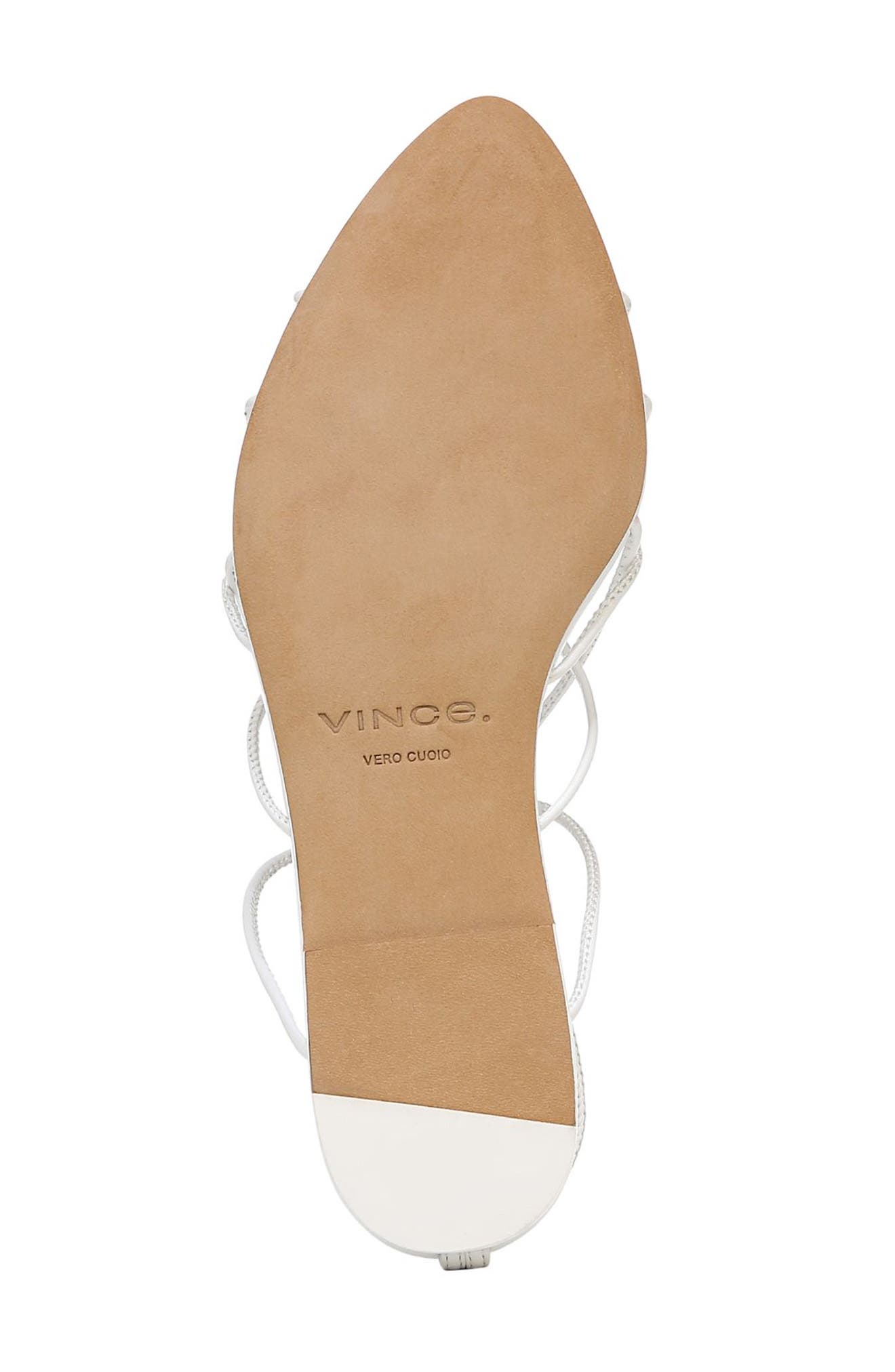 Vince Kenna Strappy Sandal, Alternate, color, Opticwht